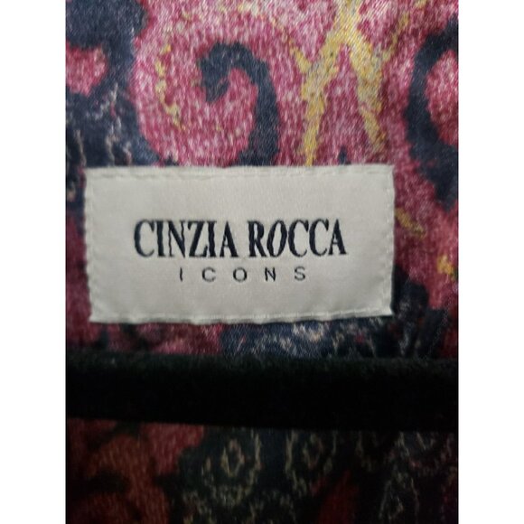 Cinzia Rocca Women’s Navy Blue Wool Cashmere Pea Coat Size 38 US 2 Italy - Picture 10 of 13